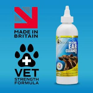 *VET STRENGTH*Pet Cat Dog Ear Cleaner Drops STOP Shaking Itching Mites Odour Wax
